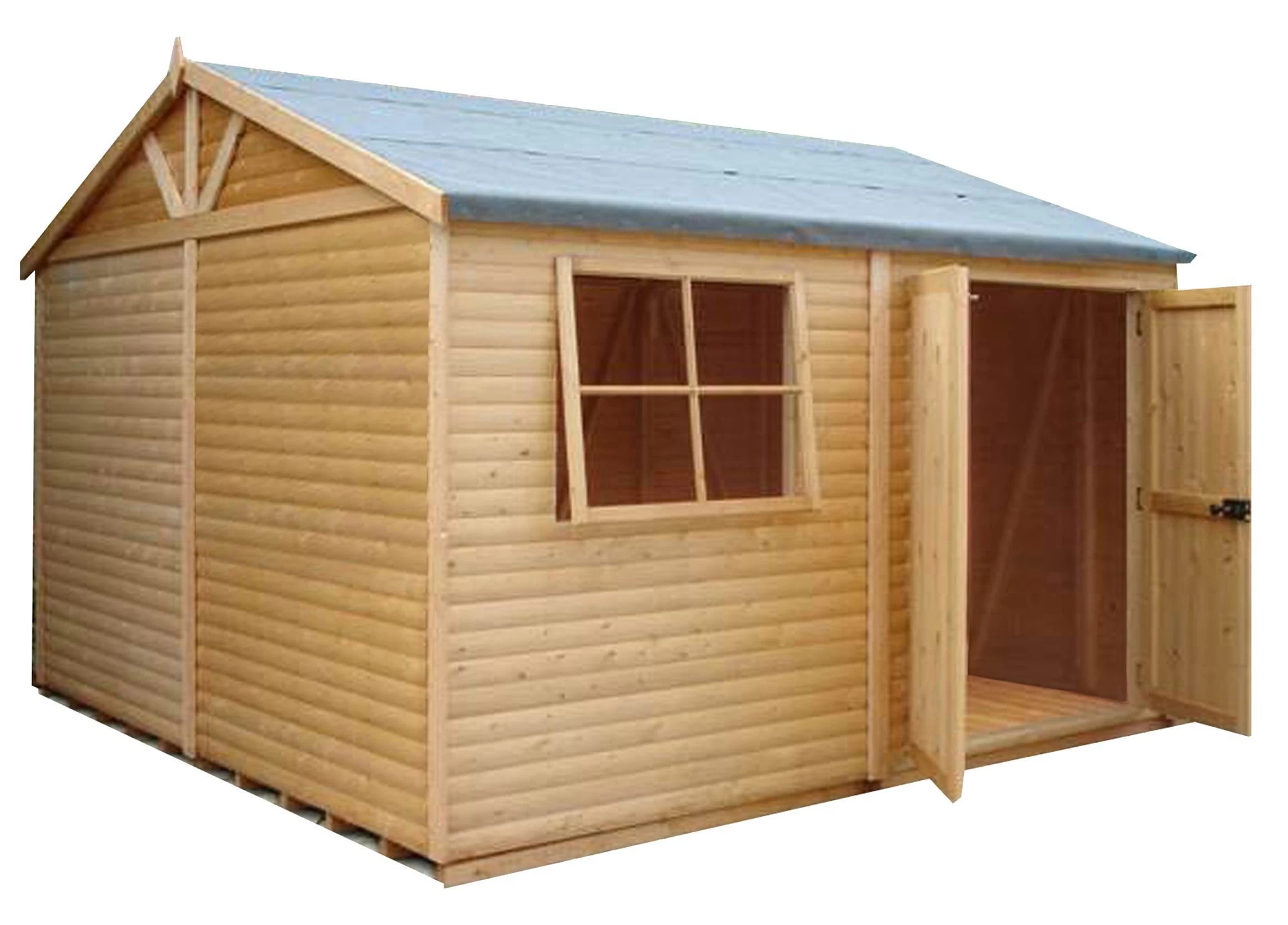 Shire Mammoth 10x10 Glass Apex Wooden Workshop - Base not included Shire Mammoth 10x10 Glass Apex Wooden Workshop - Base Not Included -Hozelock Shop shire mammoth 10x10 glass apex wooden workshop base not included5019804103133 03c