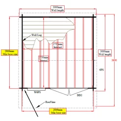 Shire Marlborough 10x10 Toughened Glass Apex Tongue & Groove Wooden Cabin - Base Not Included -Hozelock Shop shire marlborough 10x10 toughened glass apex tongue groove wooden cabin base not included5019804112326 02t