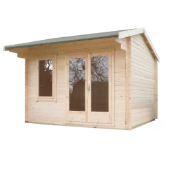 Shire Marlborough 12x14 Glass Apex Tongue & Groove Wooden Cabin - Base Not Included -Hozelock Shop shire marlborough 12x14 glass apex tongue groove wooden cabin base not included5019804112401 01c bq
