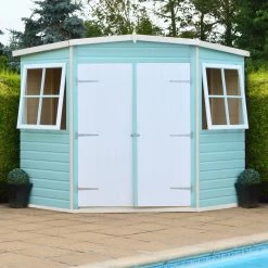 Shire Murrow 7x7 Ft Pent Shiplap Wooden 2 Door 2 Windows Shed With Floor - Assembly Service Included -Hozelock Shop shire murrow 7x7 ft pent shiplap wooden 2 door 2 windows shed with floor assembly service included5019804773886 07bq