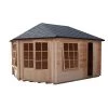 Shire Rowney 10x14 Ft Apex Tongue & Groove Wooden Cabin With Felt Tile Roof - Assembly Service Included -Hozelock Shop shire rowney 10x14 ft apex tongue groove wooden cabin with felt tile roof assembly service included5019804111275 01c bq