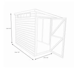 Shire Security Cabin 8x6 Ft Pent Shiplap Wooden Shed With Floor 6 Shire Security Cabin 8x6 Ft Pent Shiplap Wooden Shed With Floor -Hozelock Shop shire security cabin 8x6 ft pent shiplap wooden shed with floor5019804112166 03t