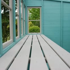 Shire Sun 8x8 Glass Pent Shiplap Wooden Summer House - Base Not Included -Hozelock Shop shire sun 8x8 glass pent shiplap wooden summer house base not included5019804112029 07i bq