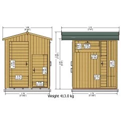 Shire Tongue & Groove Wooden 6x6 Apex Garden Storage - Assembly Service Included -Hozelock Shop shire tongue groove wooden 6x6 apex garden storage assembly service included5019804118786 01t bq