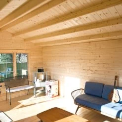 Shire Twyford 14x17 Glass Apex Tongue & Groove Wooden Cabin - Base Not Included -Hozelock Shop shire twyford 14x17 glass apex tongue groove wooden cabin base not included5019804036158 15i bq