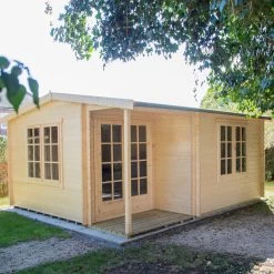Shire Twyford 16x17 Glass Apex Tongue & Groove Wooden Cabin - Base Not Included -Hozelock Shop shire twyford 16x17 glass apex tongue groove wooden cabin base not included5019804111497 03i bq