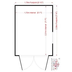 Shire Warwick 8x6 Ft Apex Shiplap Wooden Shed With Floor (Base Included) - Assembly Service Included 8 Shire Warwick 8x6 Ft Apex Shiplap Wooden Shed With Floor (Base Included) - Assembly Service Included -Hozelock Shop shire warwick 8x6 ft apex shiplap wooden shed with floor base included assembly service included5019804456413 02t