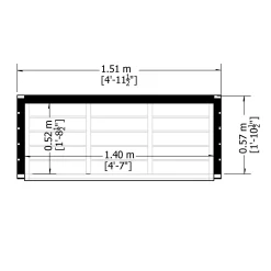 Shire Wooden 5x2 Log Store 5 Shire Wooden 5x2 Log Store -Hozelock Shop shire wooden 5x2 log store5060490130347 02t bq