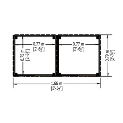 Shire Wooden Bin Storage -Hozelock Shop shire wooden bin storage5060490133256 02t bq