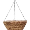 Smart Garden Hyacinth Natural Round Hanging Basket, 35cm -Hozelock Shop smart garden hyacinth natural round hanging basket 35cm5050642000918 01c bq