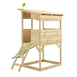TP Toys 8x7 Tree Top Timber Tower Slide Playhouse Assembly Required -Hozelock Shop tp toys 8x7 tree top timber tower slide playhouse assembly required5021854803543 05c bq