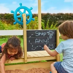 TP Toys Ahoy Wooden Playground Boat -Hozelock Shop tp toys ahoy wooden playground boat5021854106194 01i bq
