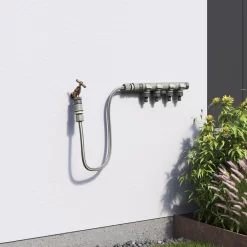 Verve 4-way Hose Pipe Connector -Hozelock Shop verve 4 way hose pipe connector5059340251066 01i