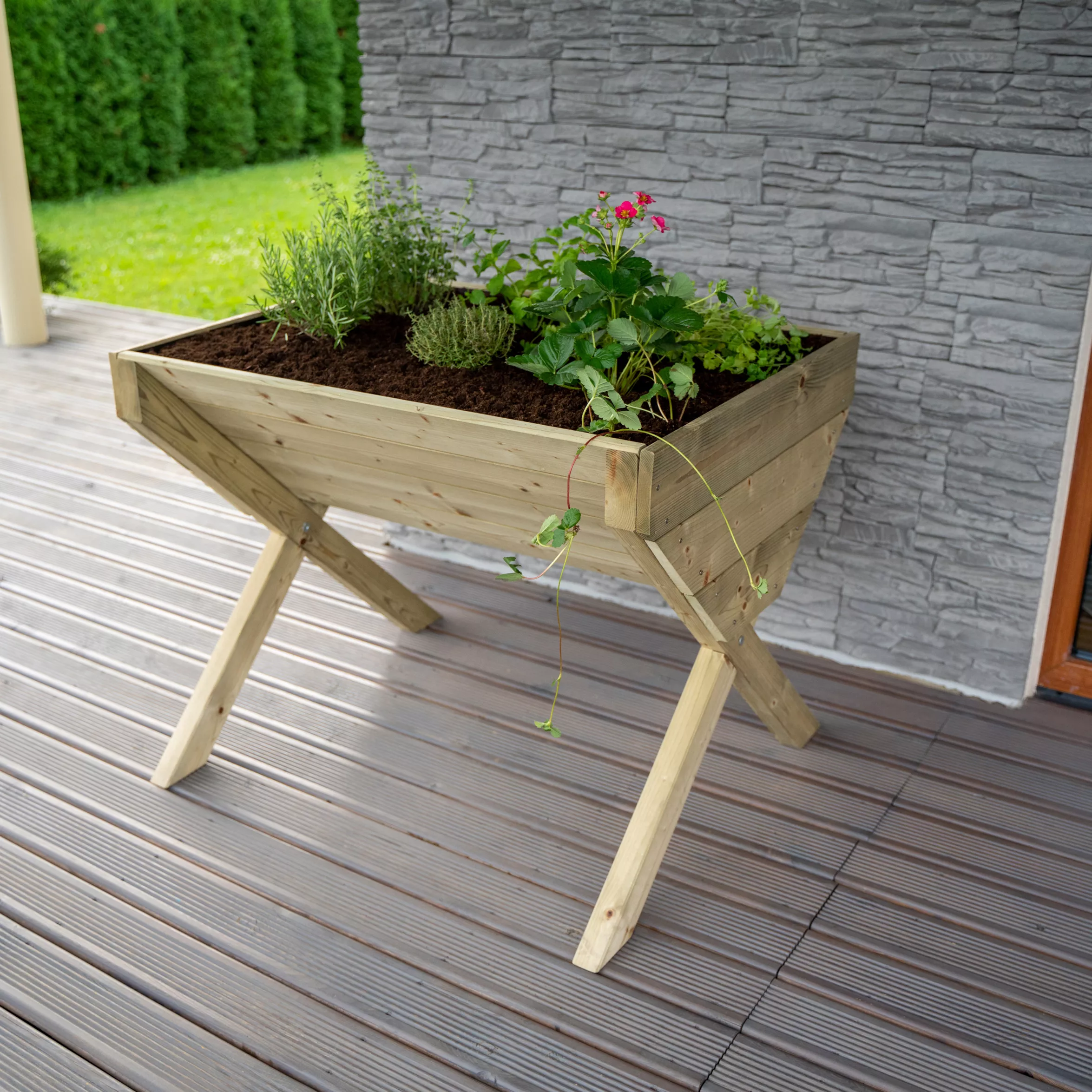Verve 930mmx690mm Wood Rectangular Raised bed kit 0.64m² Verve 930mmx690mm Wood Rectangular Raised Bed Kit 0.64m² -Hozelock Shop verve 930mmx690mm wood rectangular raised bed kit 0 64m 5059340329628 05i