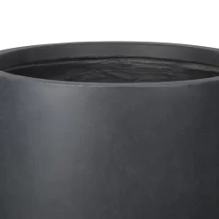 Verve Ammer Dark Grey Fibreclay Circular Plant Pot (Dia)42cm 3 Verve Ammer Dark Grey Fibreclay Circular Plant Pot (Dia)42cm -Hozelock Shop verve ammer dark grey fibreclay circular plant pot dia 42cm5059340327655 36c
