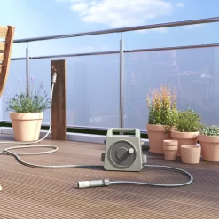 Verve Freestanding Manual Hose Reel Set (L)10m -Hozelock Shop verve freestanding manual hose reel set l 10m5059340250946 02i