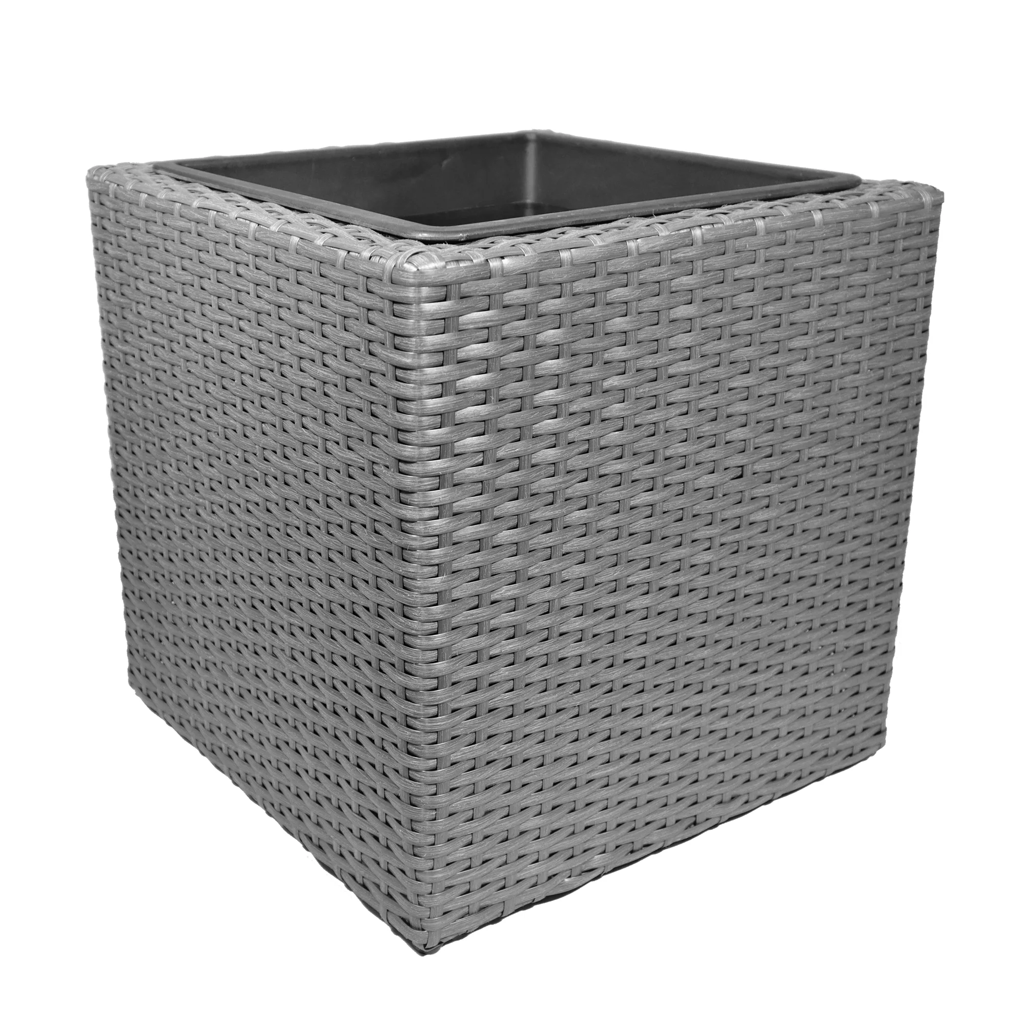 Verve Iraklia Grey Square Planter Verve Iraklia Grey Square Planter -Hozelock Shop verve iraklia grey square planter5059340327549 01c