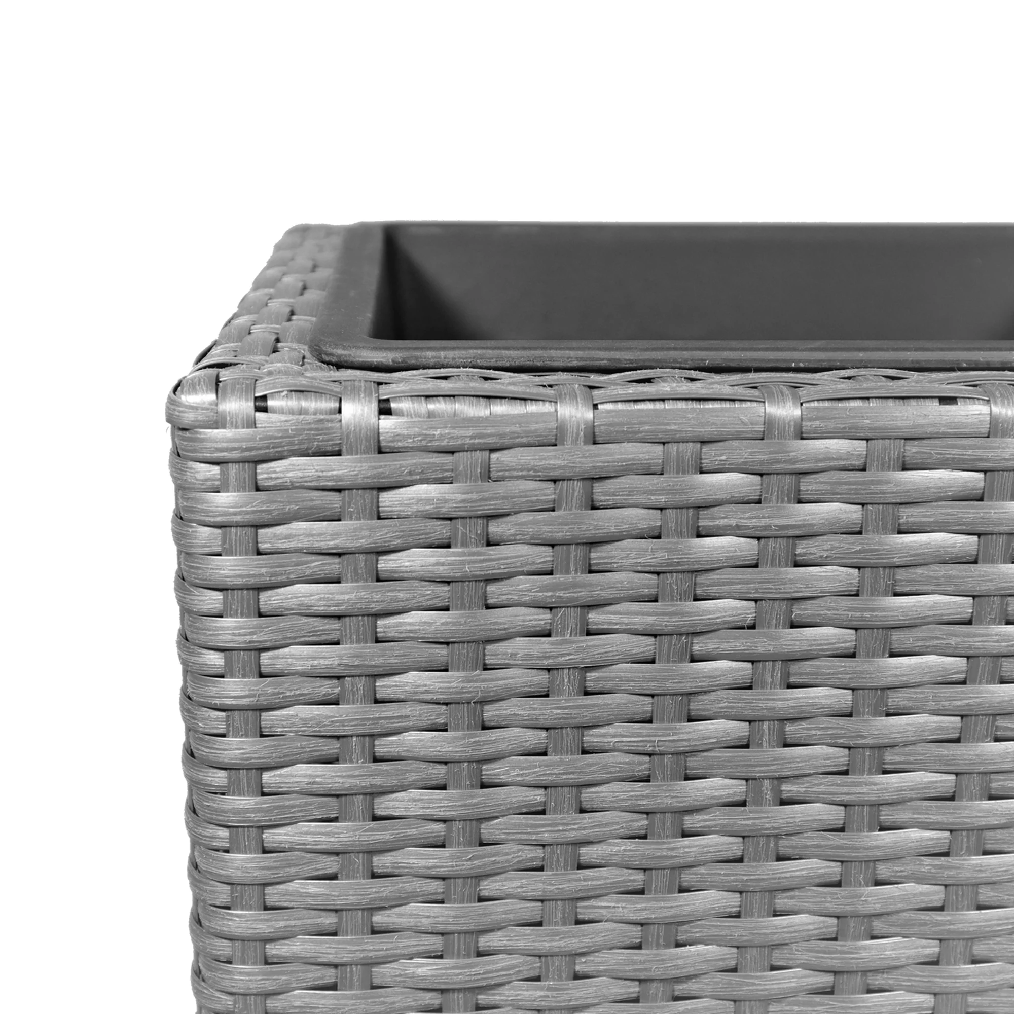 Verve Iraklia Grey Square Planter Verve Iraklia Grey Square Planter -Hozelock Shop verve iraklia grey square planter5059340327549 36c