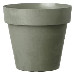 Verve Nurgul Deep Lichen Green Polypropylene (PP) Round Plant Pot (Dia)79cm