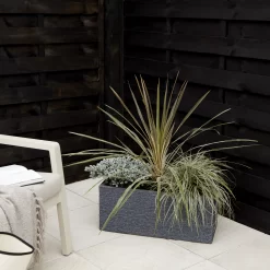 Verve Sinni Grey Rectangular Trough -Hozelock Shop verve sinni grey rectangular trough5059340328188 01i