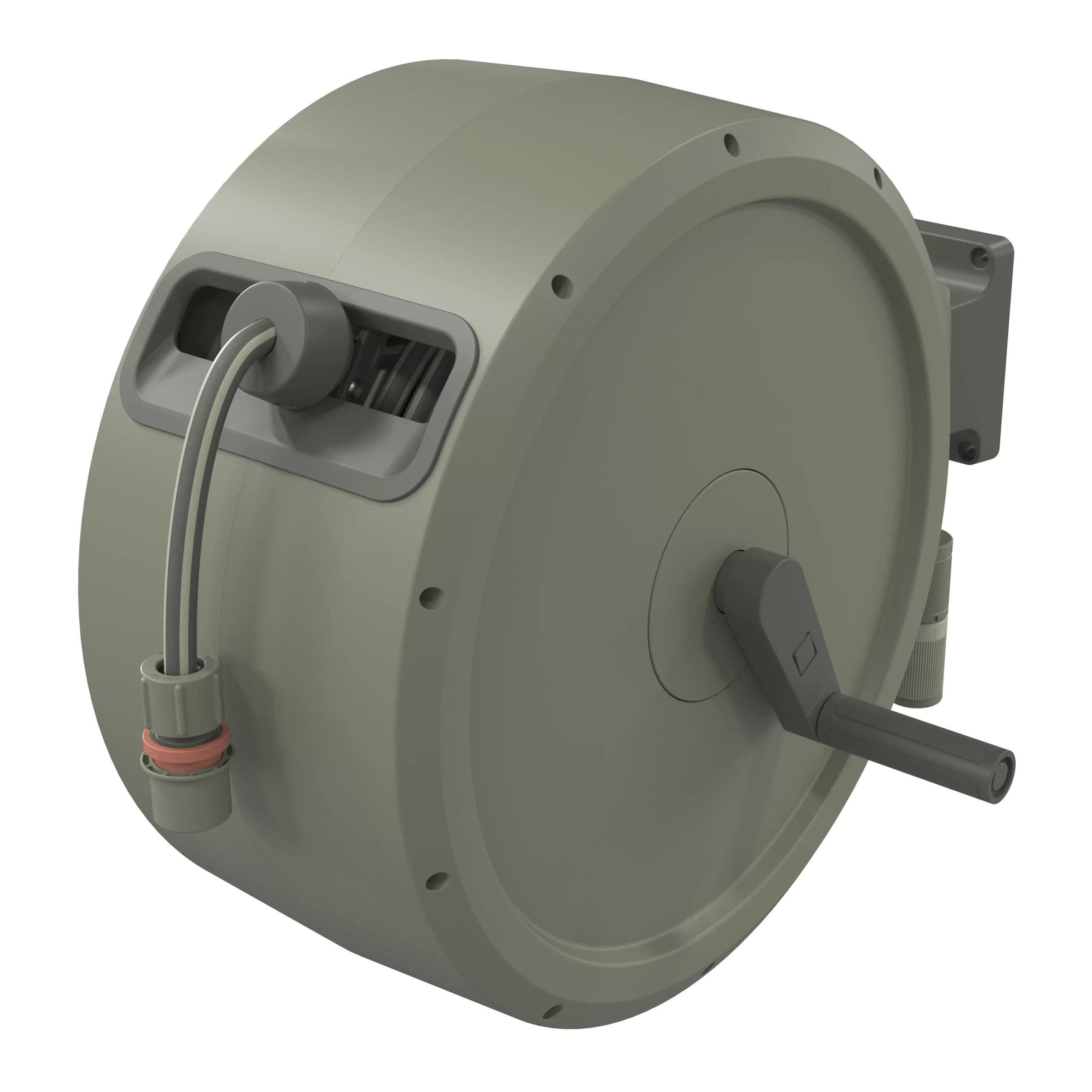 Verve Wall-mounted Manual Hose reel set (L)40m Verve Wall-mounted Manual Hose Reel Set (L)40m -Hozelock Shop verve wall mounted manual hose reel set l 40m5059340251004 02c scaled