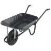 Walsall Endurance Black Steel Heavy Duty Wheelbarrow 85L