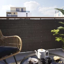 Woven Breeze Grey High-density Polyethylene (HDPE) & Woven Fibre Garden Screen (H)1m (W)3m 7 Woven Breeze Grey High-density Polyethylene (HDPE) & Woven Fibre Garden Screen (H)1m (W)3m -Hozelock Shop woven breeze grey high density polyethylene hdpe woven fibre garden screen h 1m w 3m5059340672359 01i